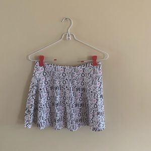 Tail activewear skirt